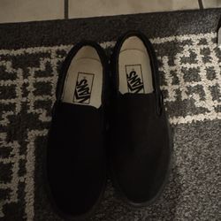 black slip on vans