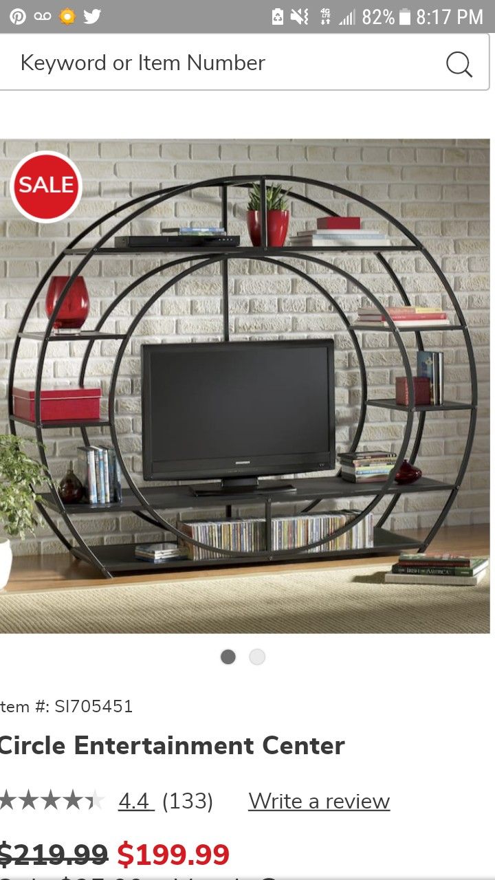 Circle entertainment center deals