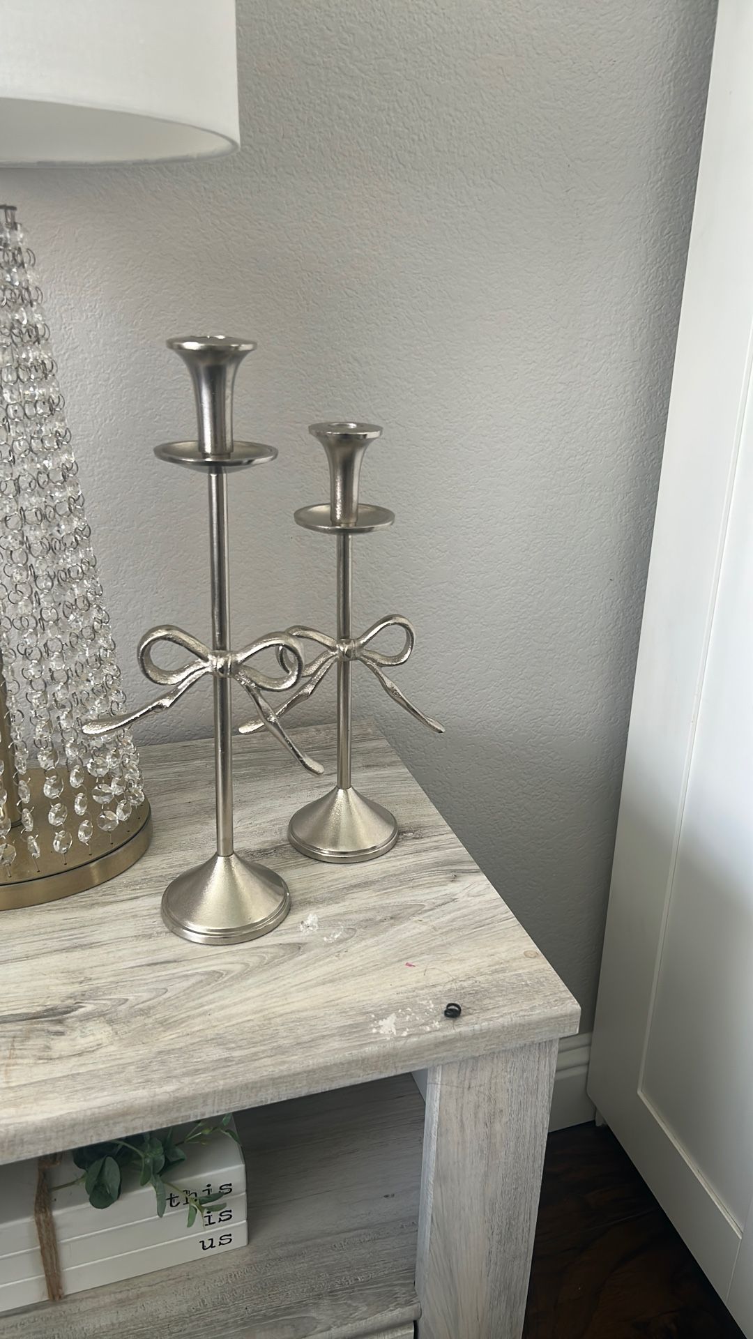 Bow Candle Holders
