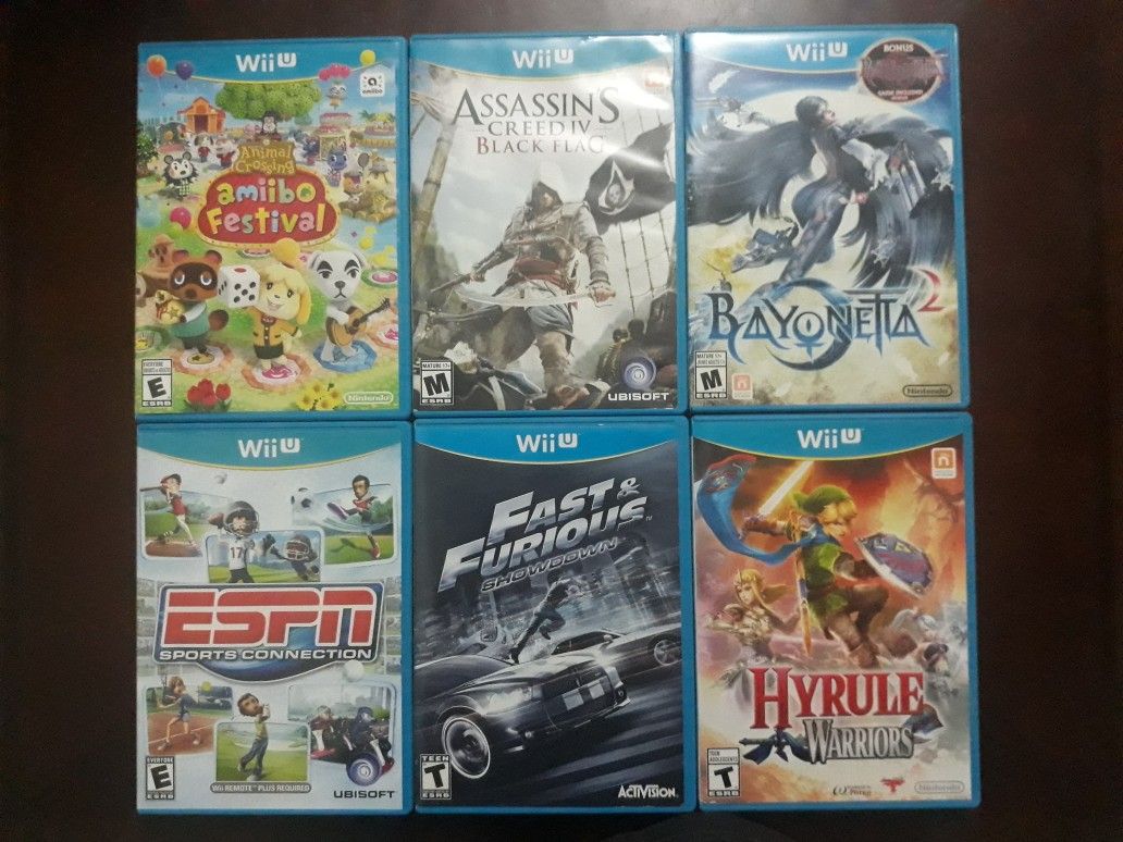 Wii U Nintendo Games (Read Description Below)