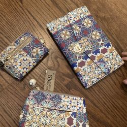 Matching wallet + Coin Purse + Travel Organiser
