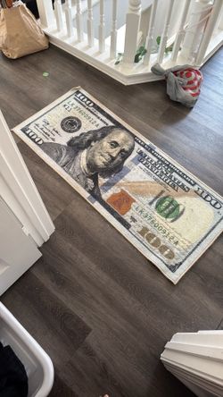 Hundred Dollar Bill Rug