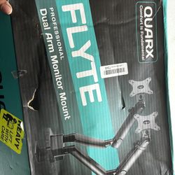 Quarx Flyte Professional Dual Arm Monitor Mount - Open Box / All Parts Included