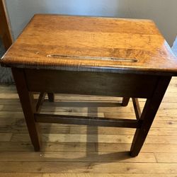 Antique Childrens School Desk