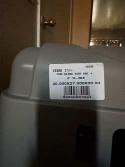 Large breed dog crate(less than a month of use.