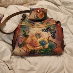 Anuschka Designer Purse And Wallet