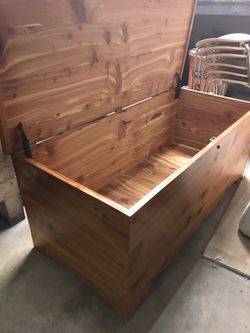 Cedar wood chest...47x21x19