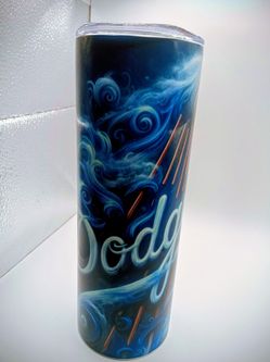 LA  Dodgers 20oz Tumbler- White Smoke