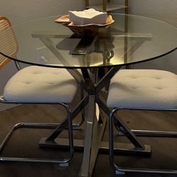 Tempered Glass Kitchen Table 