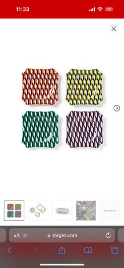 Diane Von Furstenberg Target Dessert Plate Set 