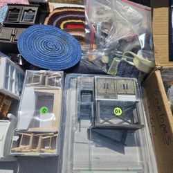 Lot Of Dollhouse Furniture, Decor, And Craft Items $60 OBO
