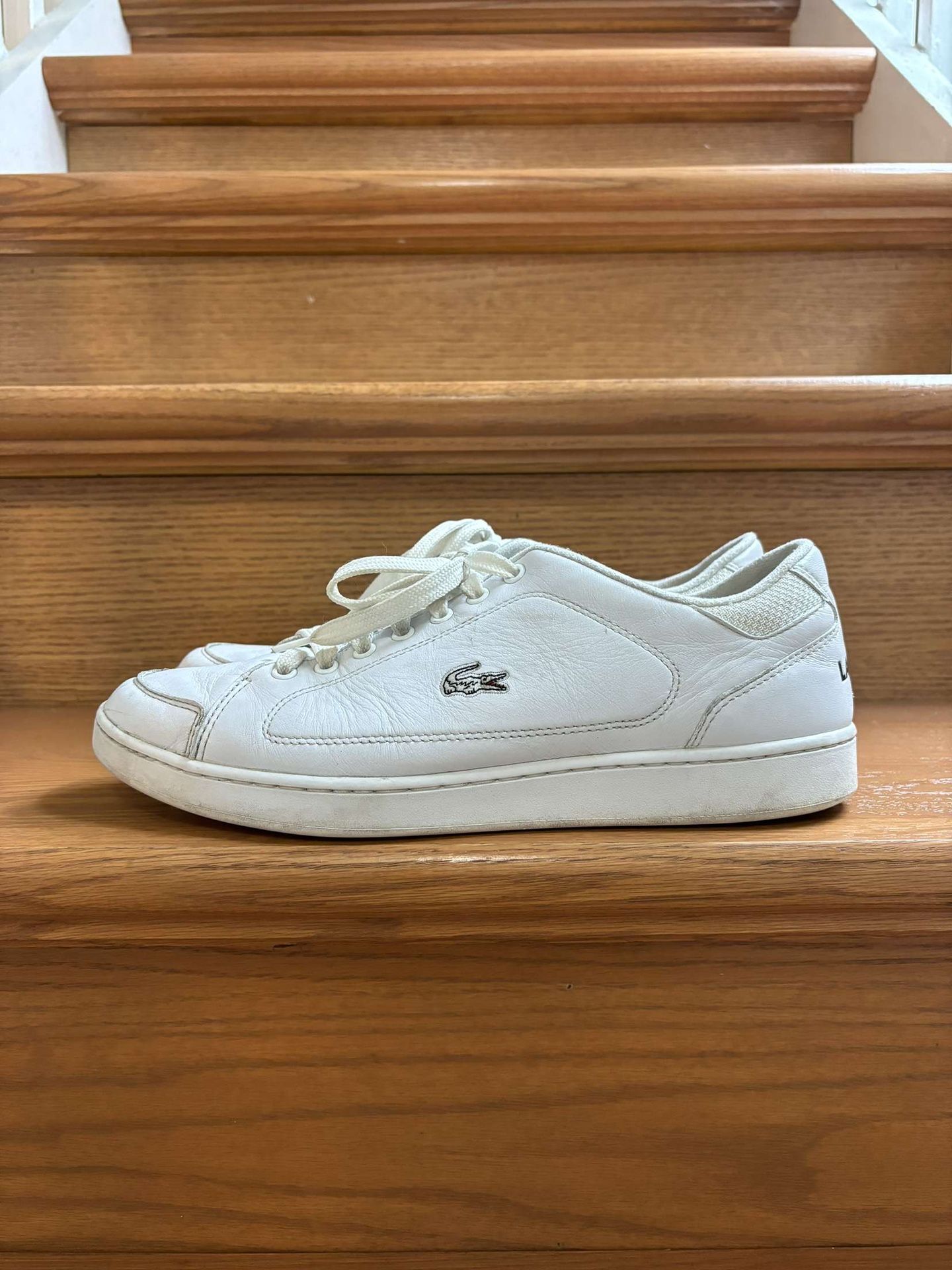 Lacoste Nistos SPM Leather White Casual Shoes