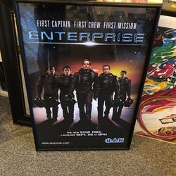 Star Trek Enterprise Framed Movie Poster