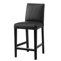 Bar stool with backrest Brown-black/Glose Black
