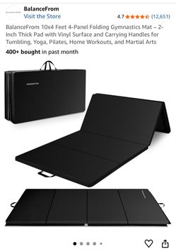 BalanceFrom 10x4 Folding Gymnastics Mat