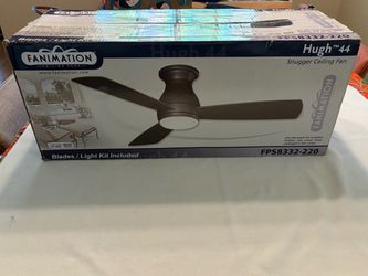Fanimation Hugh 44” Fan.  220V (2 available)