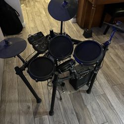 Electric Drum Set Complete 