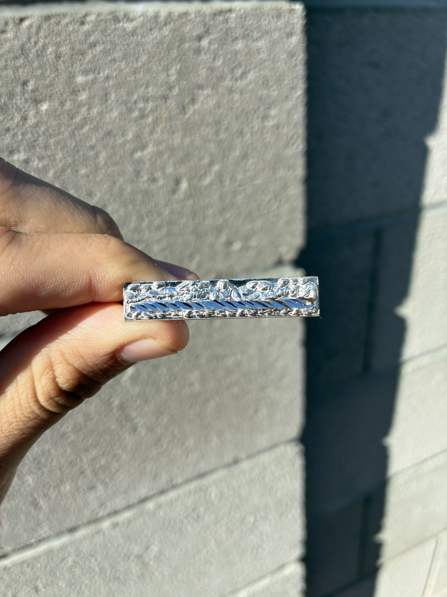 925 Silver 2 Finger Last Supper Ring