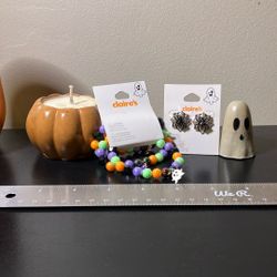 Halloween 3 Bracelet And Spider Earrings 
