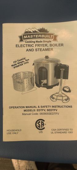 Electric Fryer/Boiler/Steamer