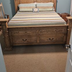 Custom CA King headboard/footboard. 