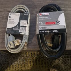 2 UTILITECH 6FT. RANGE CORDS