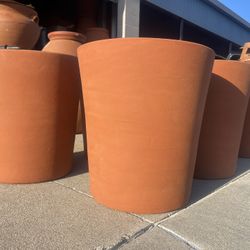Terracota Pots 18” Tall 15” Wide $35 Each