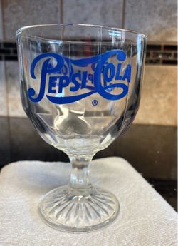 Vintage Pepsi Cola Glass