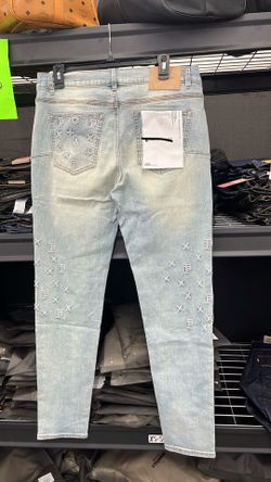 Purple jeans