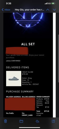 Adidas Yeezy Slide Slate Marine (Size 13)