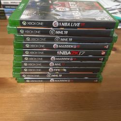 Lot Of Xbox One Sports Games