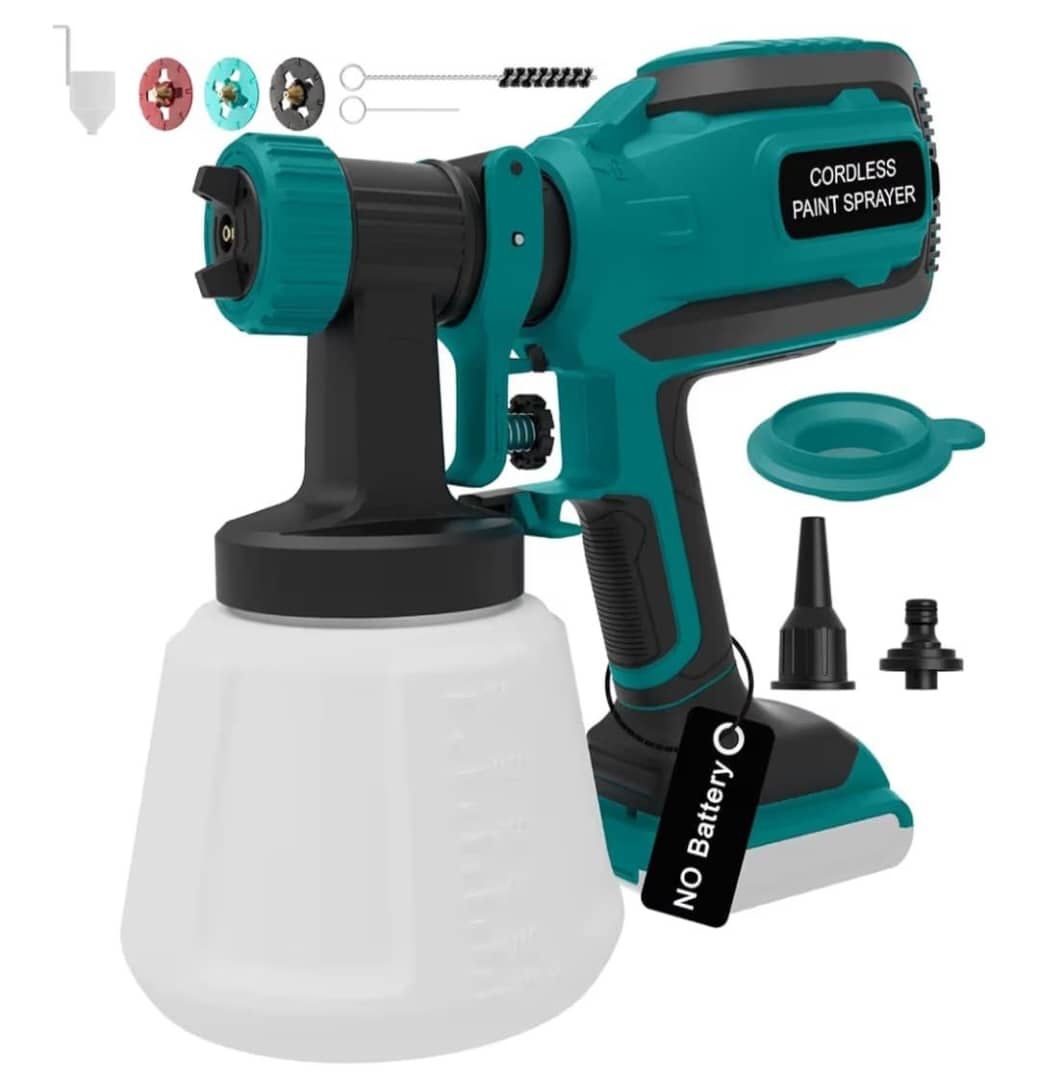 Cordless Paint Sprayer For Dewalt 20V Battery 
