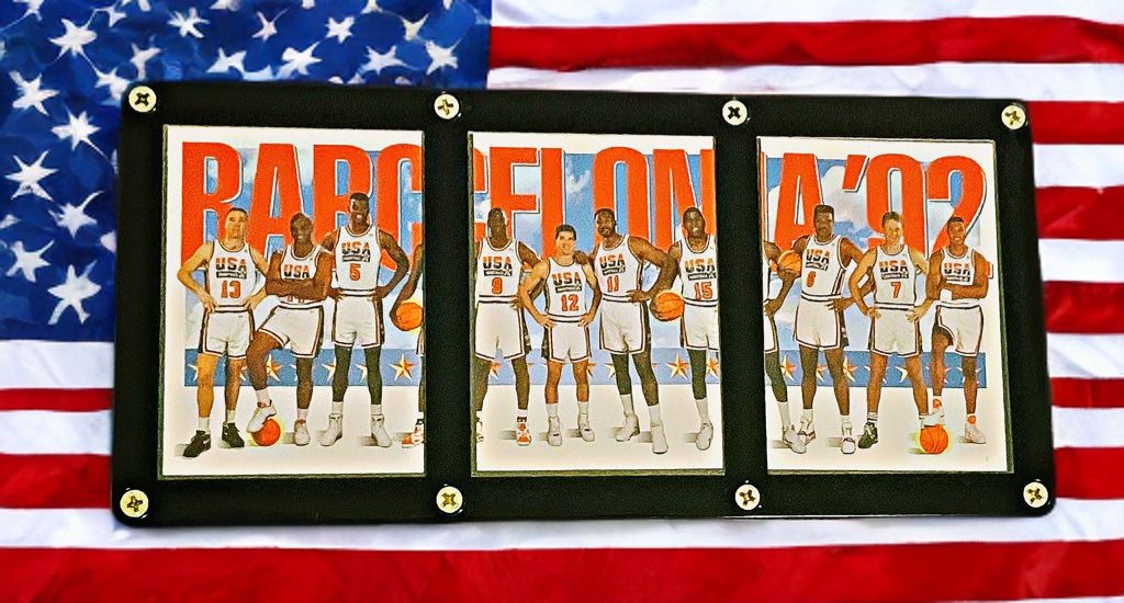 1992 Gold Medal USA Basketball Olympic Dream Team New BCW Card