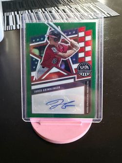 Jared Grindlinger USA Baseball Stars & Stripes Auto Card