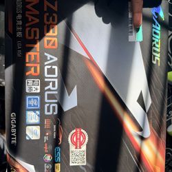 Z390 AORUS MASTER + i9 9900KF COMBO (LGA 1151) MOTHERBOARD AND CPU