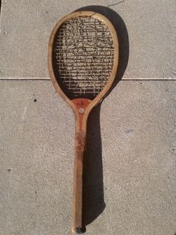 Vintage tennis racket
