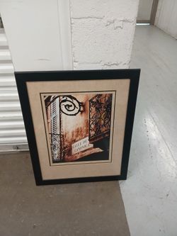 Calle de Canonica Italian Framed Wall Art Print