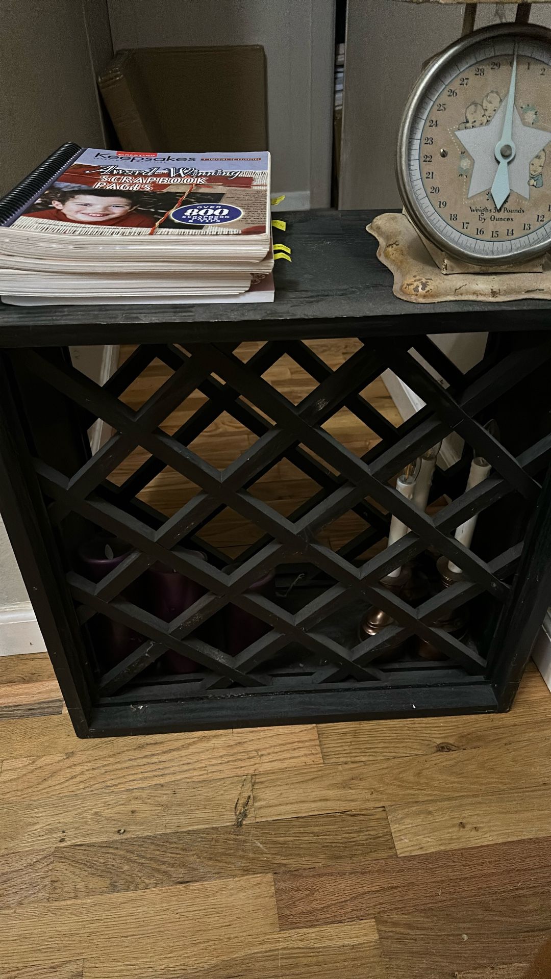 Black Wine Rack