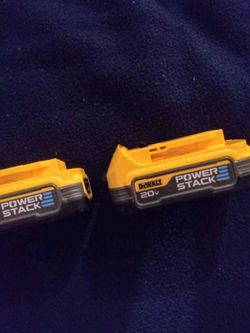 DeWalt power stack batteries