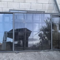 Black Window With Grids