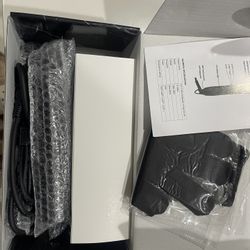 3 in 1 Barrel Curling Wand Set Heated Brush and Curling Iron 3/4 1 1 1/2 Inch, Dual Voltage Curling Brush Tool for Oval Curling Wands (Pink)