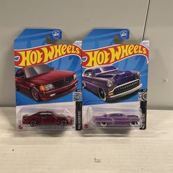 Hot Wheels/ 89 Mercedes/ Super Treasure Hunt/ 53 Chevy/ Treasure Hunt