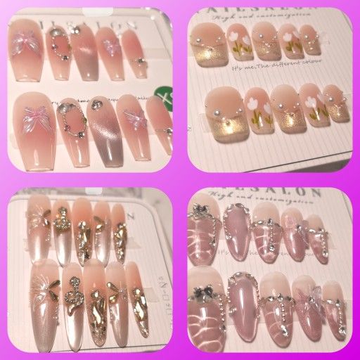 Handmade Press On Nails Multiple Styles
