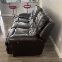 Sofá / Couch Leather Set (3 Pieces)