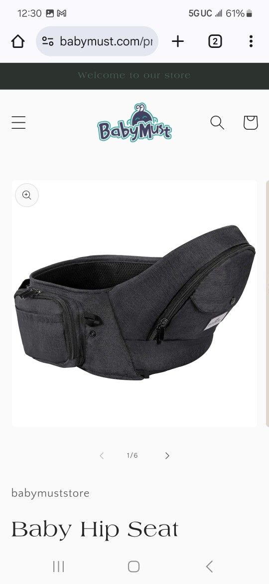 Baby Must Hip Seat