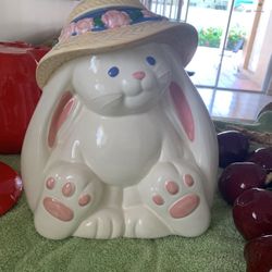 Big Rabbit Cookie Jar $15