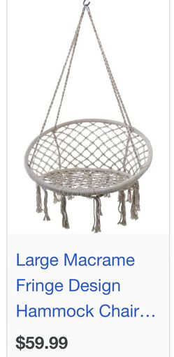  BOHO macramé Hammock
