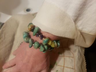 2 Bracelets Various Stones