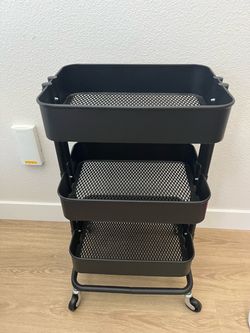 IKEA Black Metal Shelf