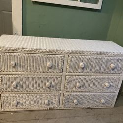 Wicker Dresser